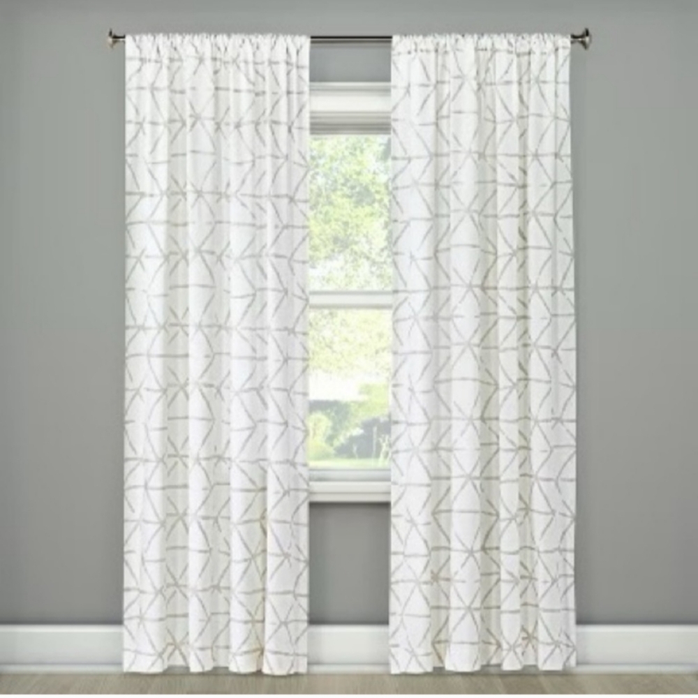 Project 22 rod pocket curtain panels